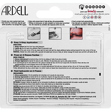 Ardell&reg; 32-Count Individual Eye Lash Trios in Black. View a larger version of this product image.