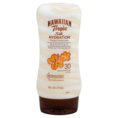 Hawaiian Tropic&reg; Silk Hydration&reg; 6 oz. Weightless Sunscreen Lotion SPF 30. View a larger version of this product image.