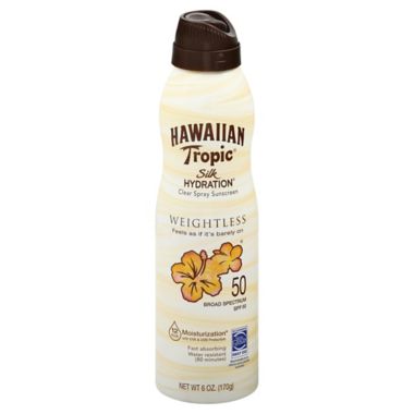 Hawaiian Tropic&reg; 6 oz. Silk Hydration&reg; Clear Spray Sunscreen SPF 50. View a larger version of this product image.