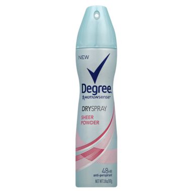 Degree&reg; MotionSense&reg; 3.8 oz. Powder Dry Spray Antiperspirant Deodorant. View a larger version of this product image.