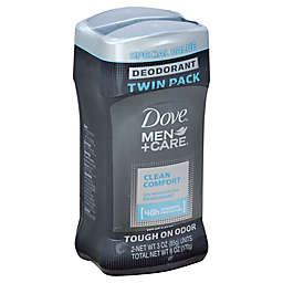 Dove Men+Care 3 oz. Clean Comfort 48-Hour Deodorant Sticks (Pack of 2)