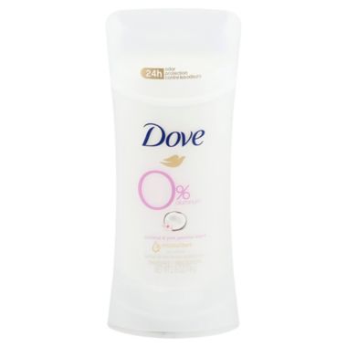 Dove Zero Aluminum 2.6 oz. Deodorant Stick in Coconut/Pink Jasmine. View a larger version of this product image.