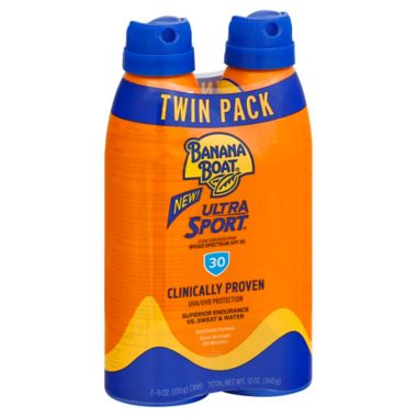 Banana Boat&reg; 2-Pack Ultra Sport&trade; 12 fl. oz. Clear Ultramist&reg; Sunscreen Spray SPF 30. View a larger version of this product image.