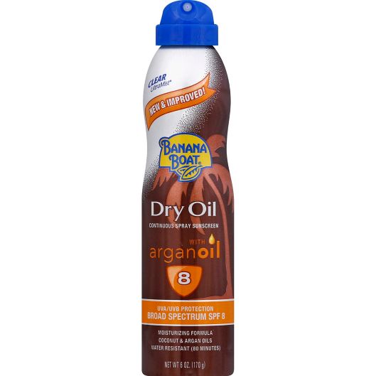 Clear Ultramist 6 fl. oz. Dry Oil Sunscreen Spray with Argan Oil SPF 8