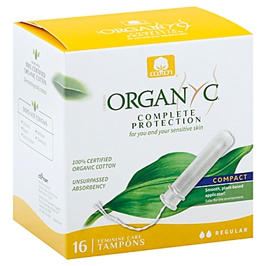 Organyc 16-Count Regular Tampons. View a larger version of this product image.