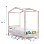 Alternate image 6 for Delta Children Poppy House Twin Platform Bed in Blush Pink