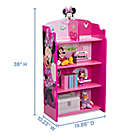 Alternate image 6 for Delta Children&reg; Disney&reg; Minnie Mouse Wooden Playhouse 4-Shelf Bookcase in Pink