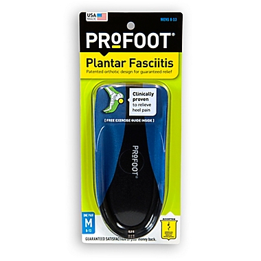 ProFoot&reg; Size 8-13 Plantar Fasciitis Orthotic Insert for Men. View a larger version of this product image.