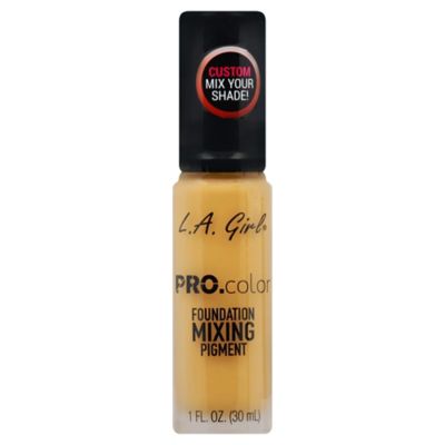 L.A. Girl Pro Color Foundation Mixing Pigment - GLM712 Yellow - 1 fl oz