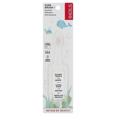 Radius&reg; Pure Brush&trade; 6 Months + Baby Toothbrush. View a larger version of this product image.