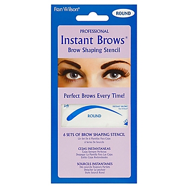 Fran Wilson&reg; Professional Instant Brows&reg; Brow Shaping Stencil in Round (Set of 6). View a larger version of this product image.
