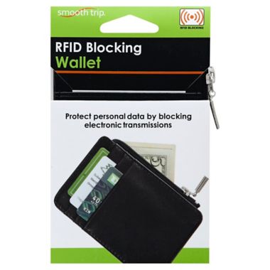 Talus RFID-Blocking Wallet in Black. View a larger version of this product image.