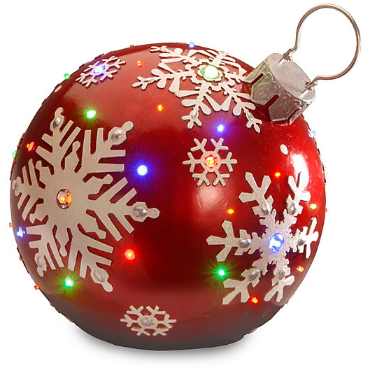 Alternate image 1 for 18-Inch Jeweled Ornament Decoration with Color LED Lights