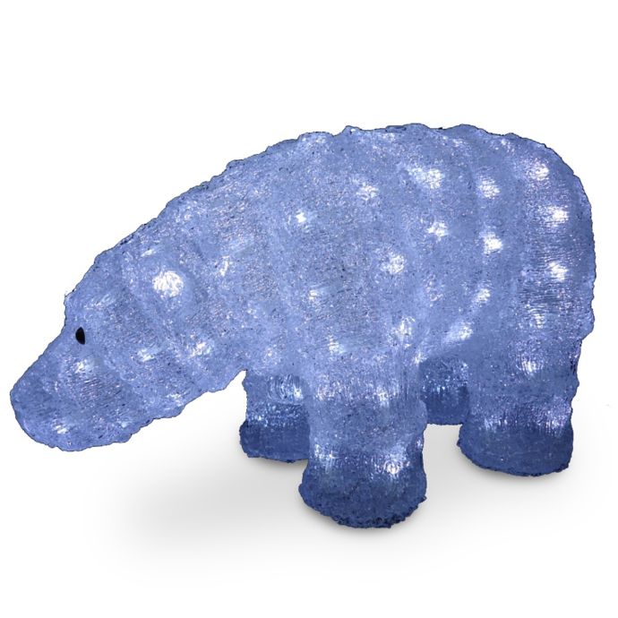 acrylic led polar bear