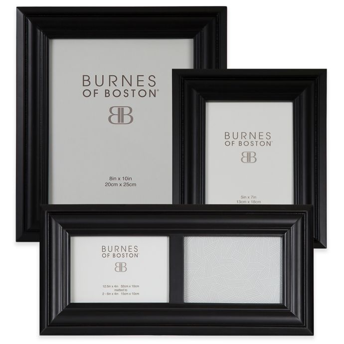 Burnes of Boston Wood Picture Frame in Black Bed Bath and Beyond Canada