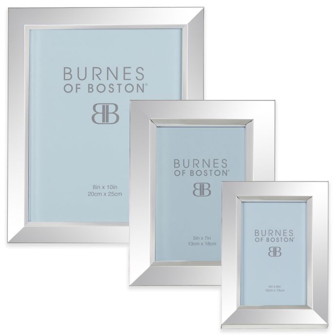 Burnes of Boston Basic Picture Frame in Silver Bed Bath and Beyond Canada
