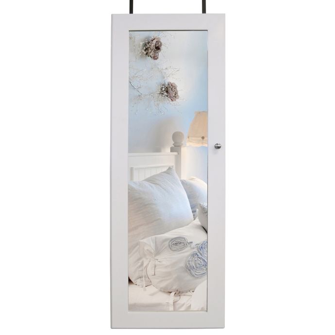 Over-the-Door Jewelry Cabinet in White | Bed Bath & Beyond
