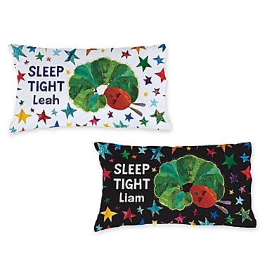 Very Hungry Caterpillar Sleep Tight Pillowcase in White. View a larger version of this product image.