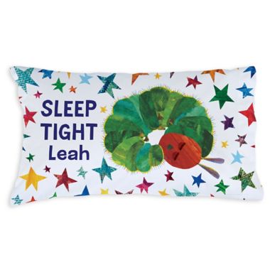 Very Hungry Caterpillar Sleep Tight Pillowcase in White. View a larger version of this product image.