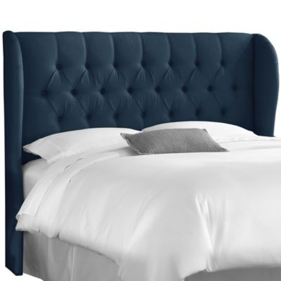 Now For The Skyline Furniture, Navy Upholstered Headboard Queen