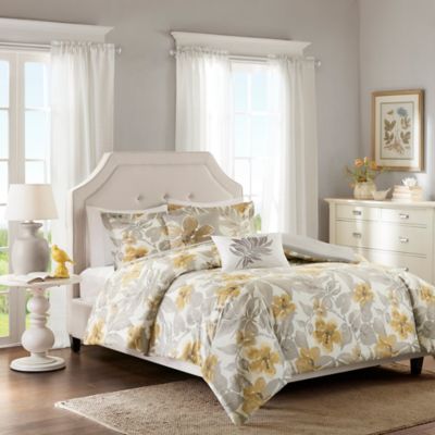 Harbor House Gabrielle Duvet Cover Set In Yellow Grey Bed Bath