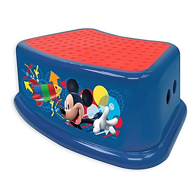 Disney&reg; Mickey Clubhouse Capers Step Stool in Blue. View a larger version of this product image.