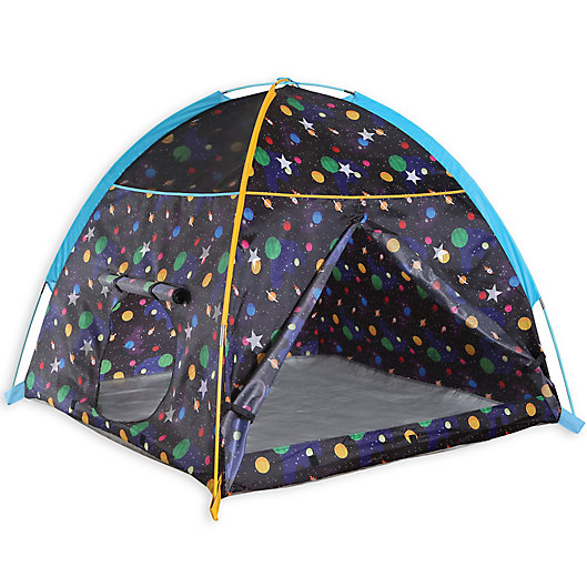 Alternate image 1 for Pacific Play Tents Glow-in-the-Dark Galaxy Dome Tent