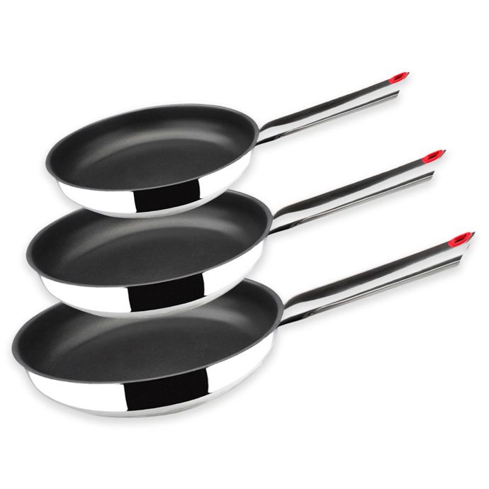 Magefesa® NonStick Stainless Steel Frying Pan Bed Bath & Beyond