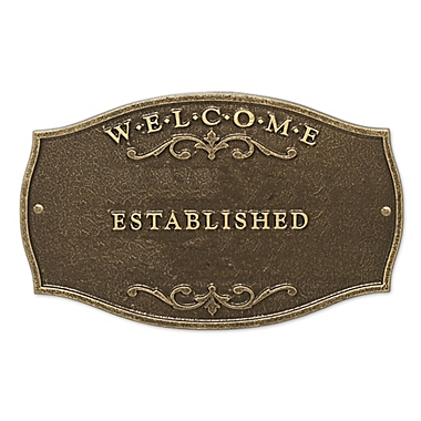 Brookfield Welcome Anniversary Plaque. View a larger version of this product image.