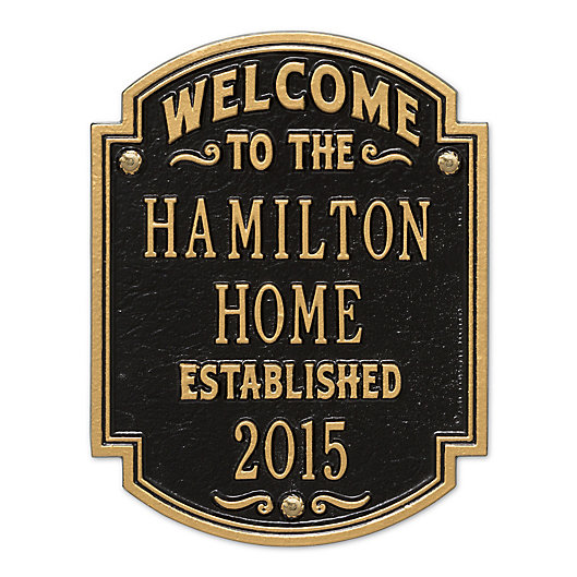 Alternate image 1 for Whitehall Products Heritage Welcome/Anniversary Plaque
