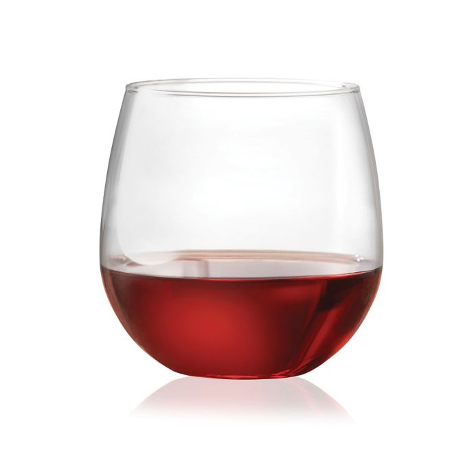 Dailyware 16 5 Oz Stemless Red Wine Glasses Set Of 4 Bed