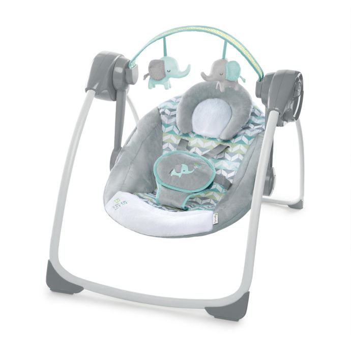 Ingenuity Comfort 2 Go Portable Swing Jungle Journey In