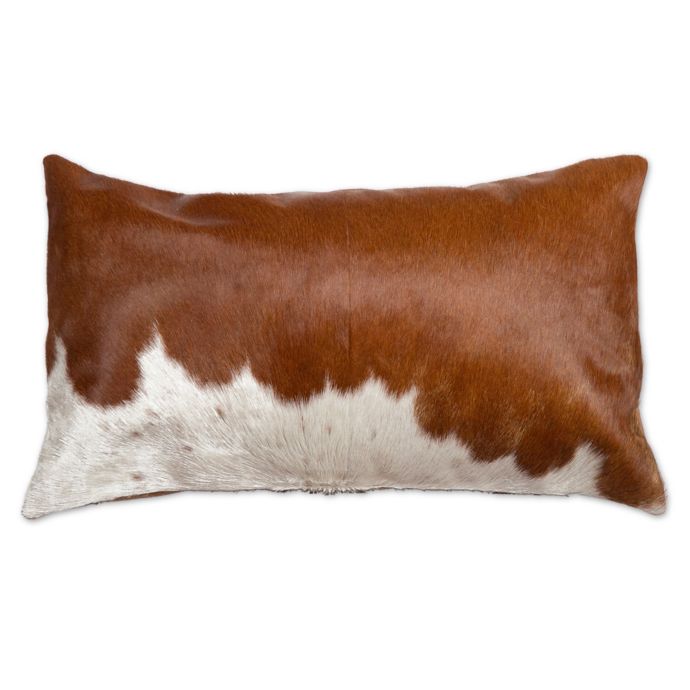 Torino Cowhide Oblong Throw Pillow | Bed Bath & Beyond