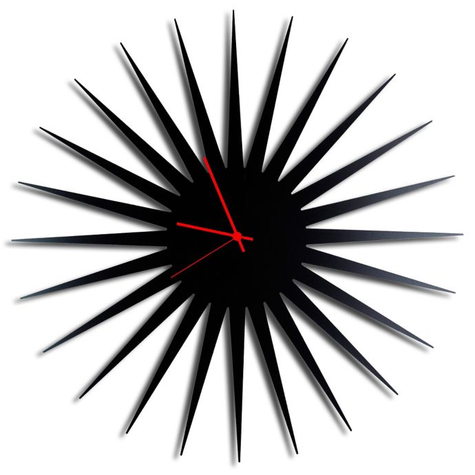 Metal Art Studio Blackout Starburst Wall Clock Bed Bath & Beyond