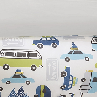 INK+IVY Kids Road Trip Duvet Cover Set in Blue. View a larger version of this product image.