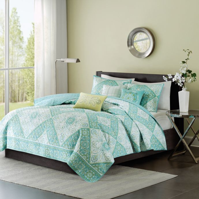 Madison Park Erin Quilted Coverlet Set | Bed Bath & Beyond