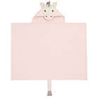 Alternate image 2 for Elegant Baby&reg; Unicorn Bath Wrap Towel in Pink