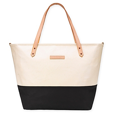 Petunia Pickle Bottom&reg; Downtown Tote in Birch/Black. View a larger version of this product image.
