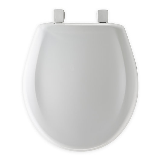 Mayfair Slow Close Round Plastic Toilet Seat in White with STA-TITE Bathroom New