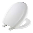 Alternate image 1 for Mayfair Round Plastic Whisper Close&reg; Toilet Seat in White