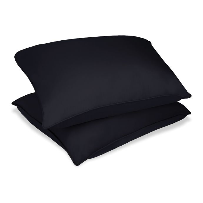 Clean Living 2Pack Microfiber StainResistant Bed Pillow Bed Bath