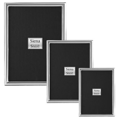Siena 5-Inch x 7-Inch Cast Gunmetal Frame in Glitter Black 