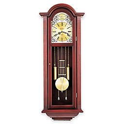 Bulova Tatianna Pendulum Wall Clock in Mahogany