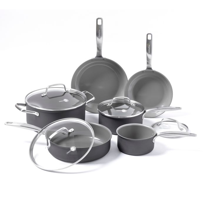 GreenPan™ Chatham Ceramic Nonstick 10-Piece Cookware Set  Bed Bath & Beyond