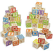 Maxim© Preschool Collection 40-Piece ABC Wooden Block Set