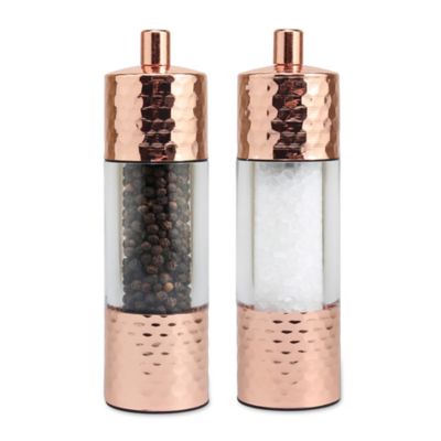 copper salt and pepper shakers