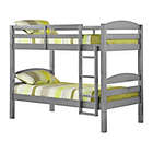Alternate image 0 for Forest Gate Solid Wood Twin-Over-Twin Bunk Bed in Grey