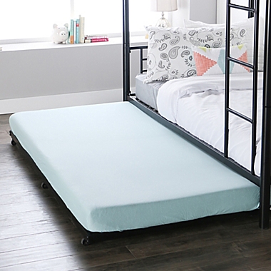 Forest Gate Twin Trundle Bed Frame in Black. View a larger version of this product image.