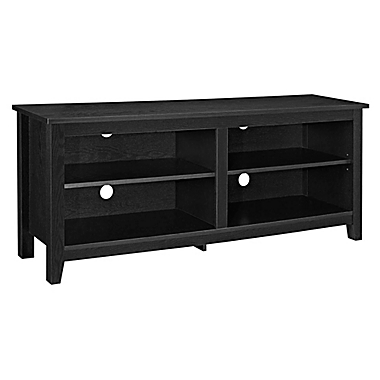 Forest Gate&trade; Thomas 58-Inch TV Stand in Black. View a larger version of this product image.