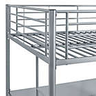 Alternate image 4 for Forest Gate Riley Full Size Metal Loft Bed in Silver